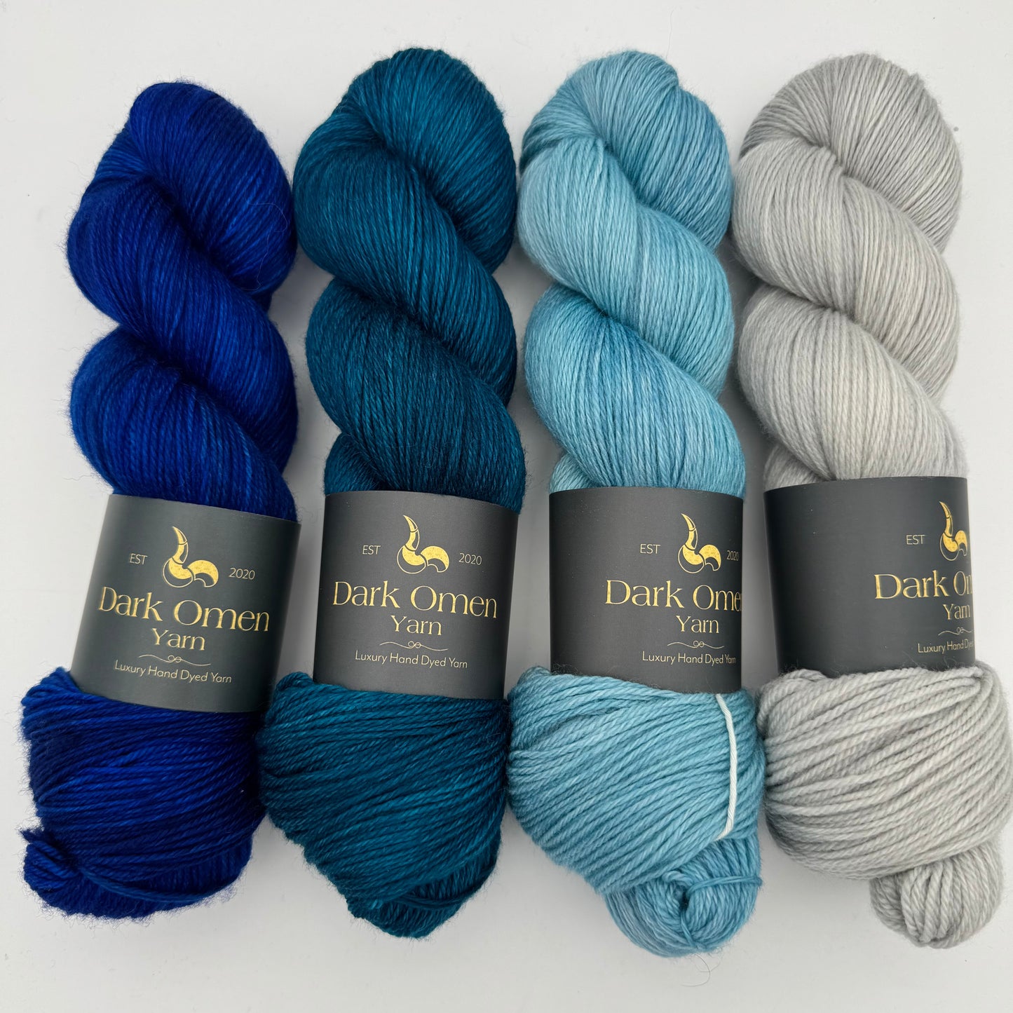 Merino Plus Bundle: Blues (4 skeins)