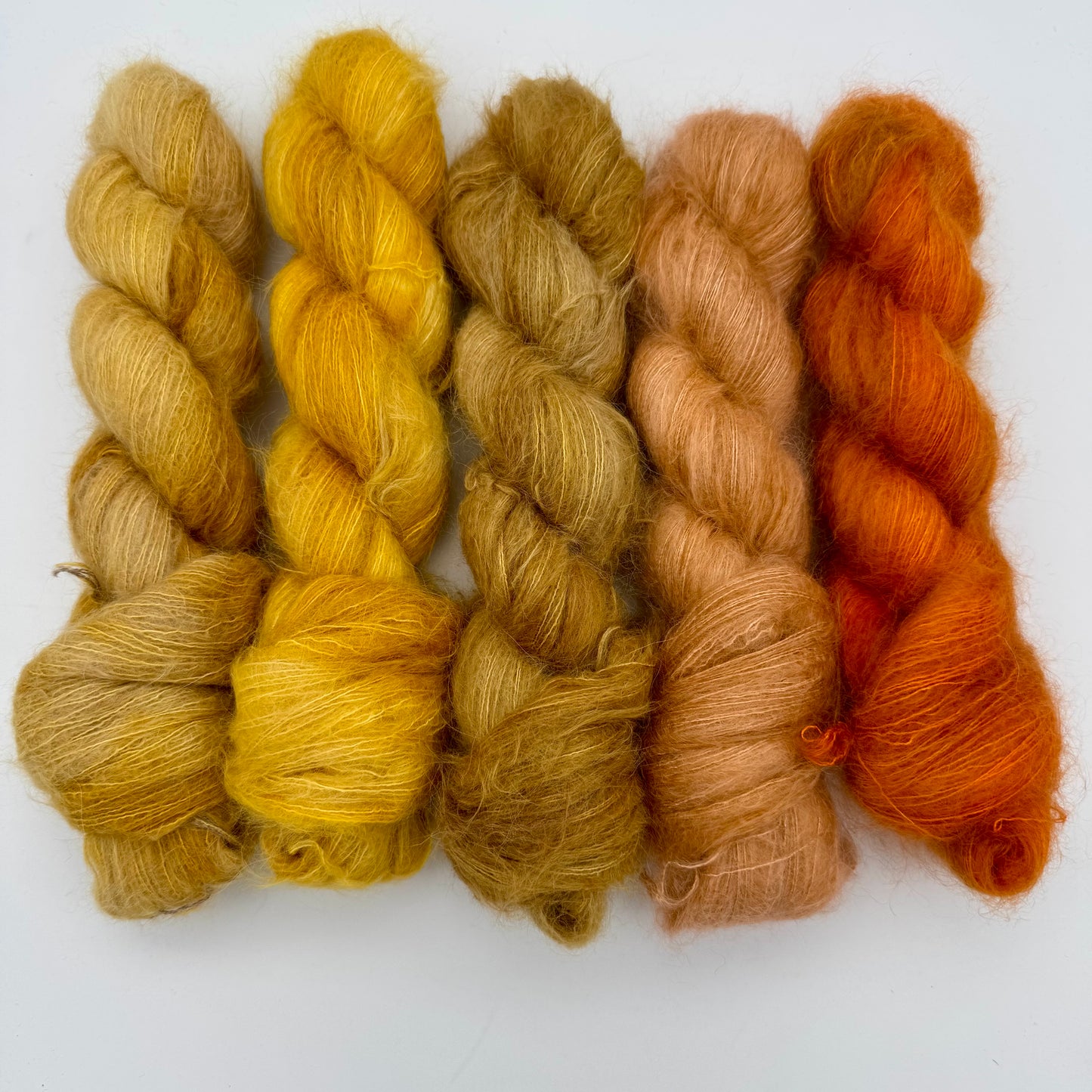 Fluffy Bundle: Yellow Fun (5 skeins)