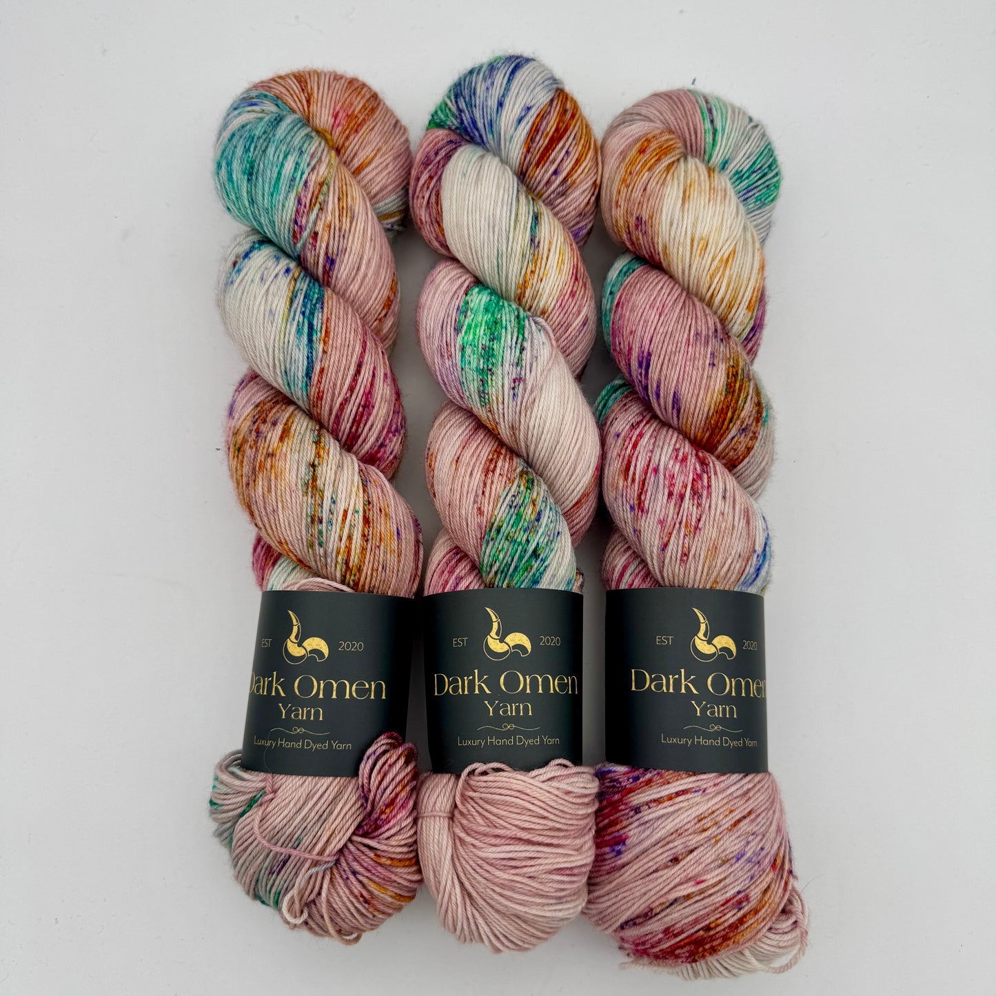 Merino Sock: OOAK - Speckled Pink
