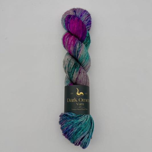 Merino Sock: OOAK - Speckled Grey