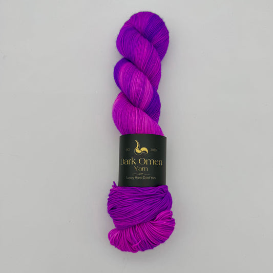 Merino Sock: OOAK - Fuchsia