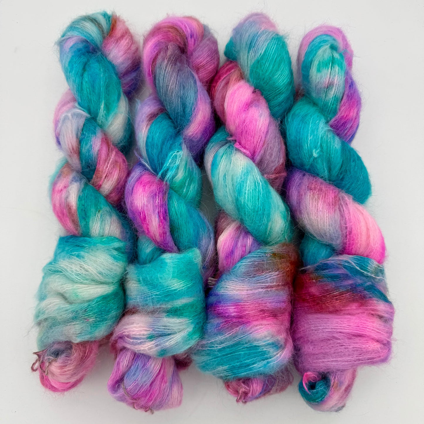 Alpaca Suri Fluff Bundle: Unicorn Paradox (4 skeins)